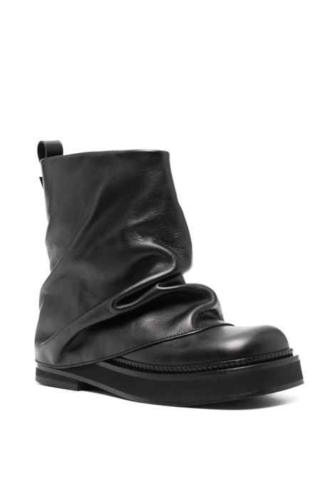 Black Robin leather ankle boots The Attico - women THE ATTICO | 247WS832L019100